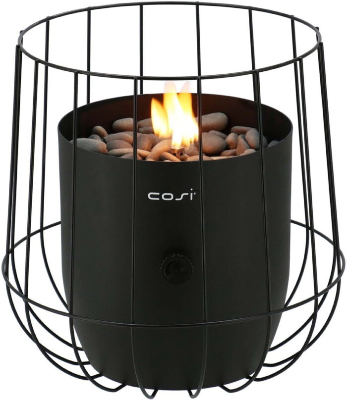 Cosi Vuurtafeltje Scoop basket black – zwart