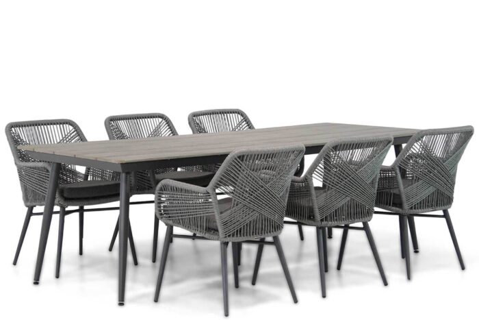 Lifestyle Garden Furniture Advance/Matale 240 cm dining tuinset 7-delig – Grijs-antraciet