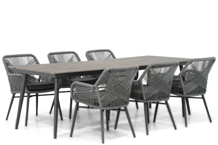 Lifestyle Garden Furniture Advance/Matale 240 cm dining tuinset 7-delig - Grijs-antraciet