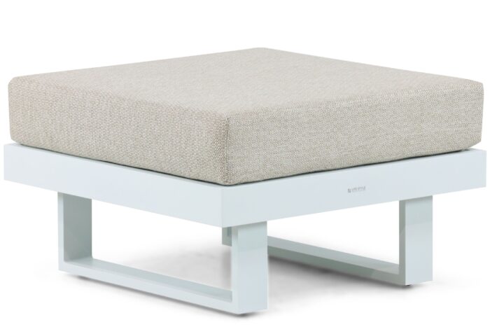 Lifestyle Garden Furniture Lorenzo lounge voetenbank – Wit