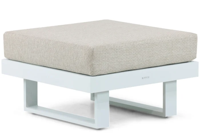 Lifestyle Garden Furniture Lorenzo lounge voetenbank - Wit