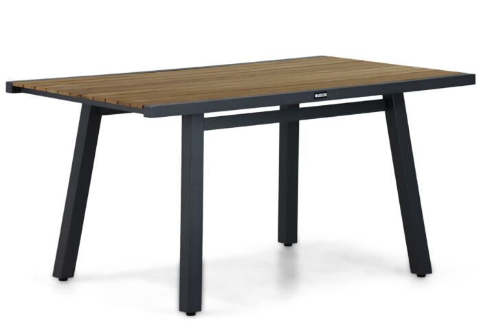 Lifestyle Garden Furniture Marseille lounge/dining tuintafel 130 x 80 cm – Grijs-antraciet