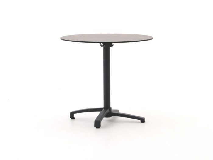 Bellagio tuinmeubelen Bellagio Canzo klaptafel ø80cm (h:73cm) Laagste prijsgarantie! – Grijs