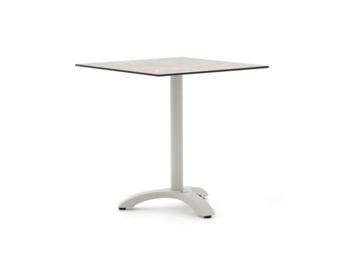 Bellagio tuinmeubelen Lisio tuintafel 70x70x73cm - Wit