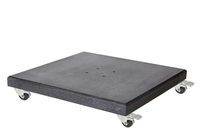Platinum Sun & Shade | Modena Parasolvoet Graniet met Wielen | 90 kg