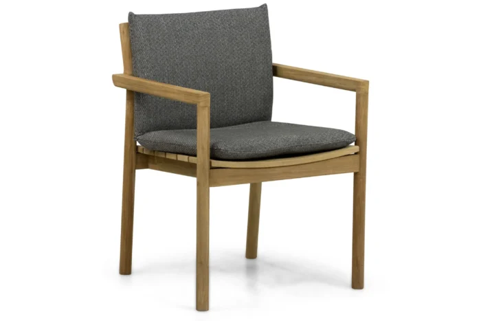 Santika Furniture Suka dining tuinstoel - Old teak greywash
