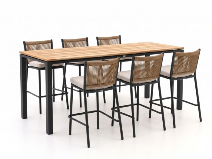 Manifesto Furniture Idro/Linosa 225cm barset 7-delig stapelbaar