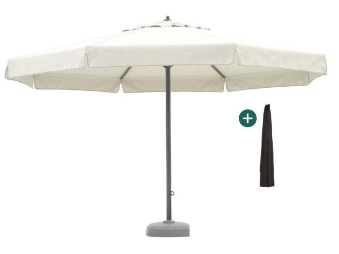 Shadowline Java parasol ø 500cm Laagste prijsgarantie! – Wit