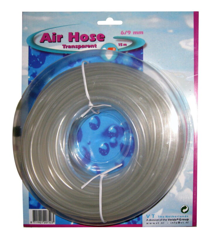 Vt Luchtslang transparant 6-9 mm 15 m Velda