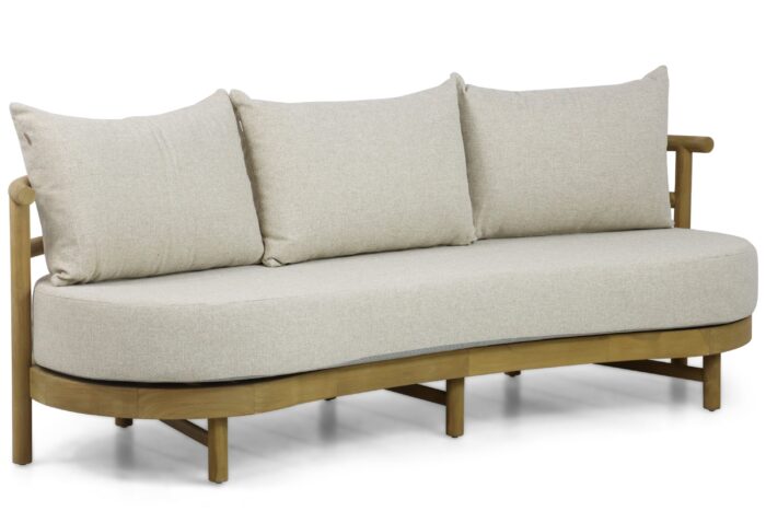 Santika Furniture Kayu lounge tuinbank – Old teak greywash