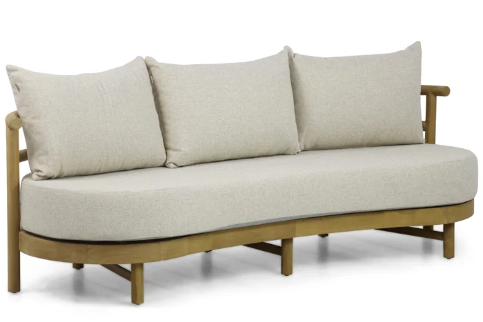 Santika Furniture Kayu lounge tuinbank - Old teak greywash