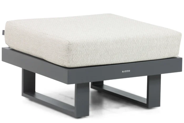 Lifestyle Garden Furniture Lorenzo lounge voetenbank - Grijs-antraciet