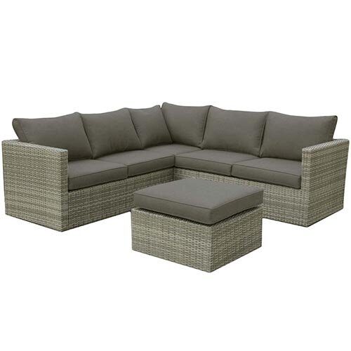 Buitengewoon de boet Ravenna Rochelle loungeset 208×208 cm Buitengewoon Boet – grijs