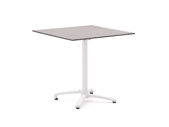 Bellagio tuinmeubelen Canzo klaptafel 70x70x73cm - Wit