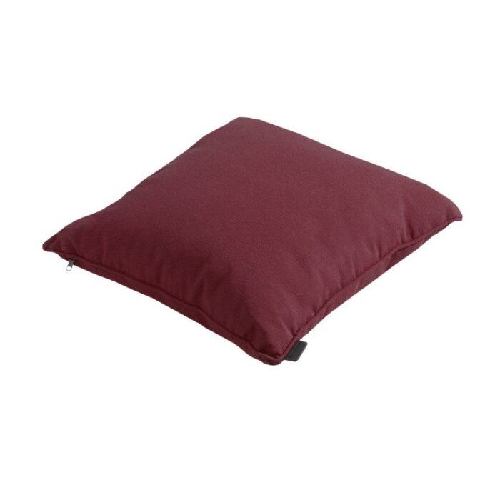 Madison Sierkussen 45 x 45 met bies Panama bordeaux – rood