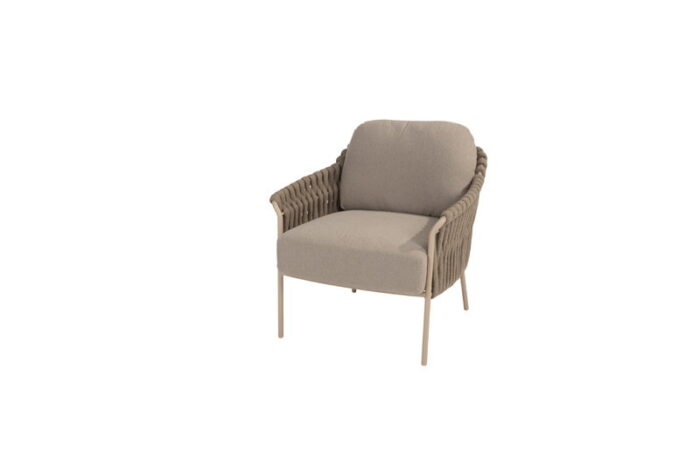 4so Comino low dining stoel latte – bruin