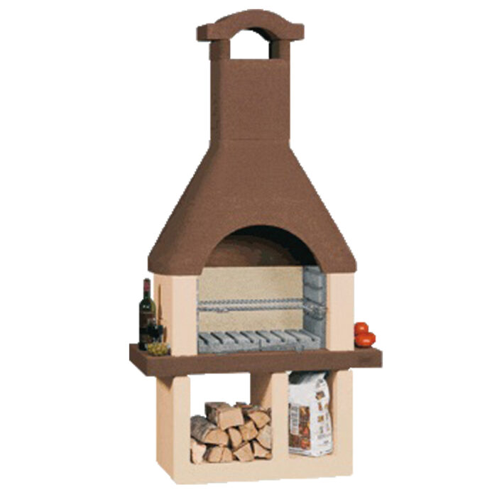 Barbecue beton houtskool bbq ‘The Mexican Nr.3’ (200x100x50cm/390kg))