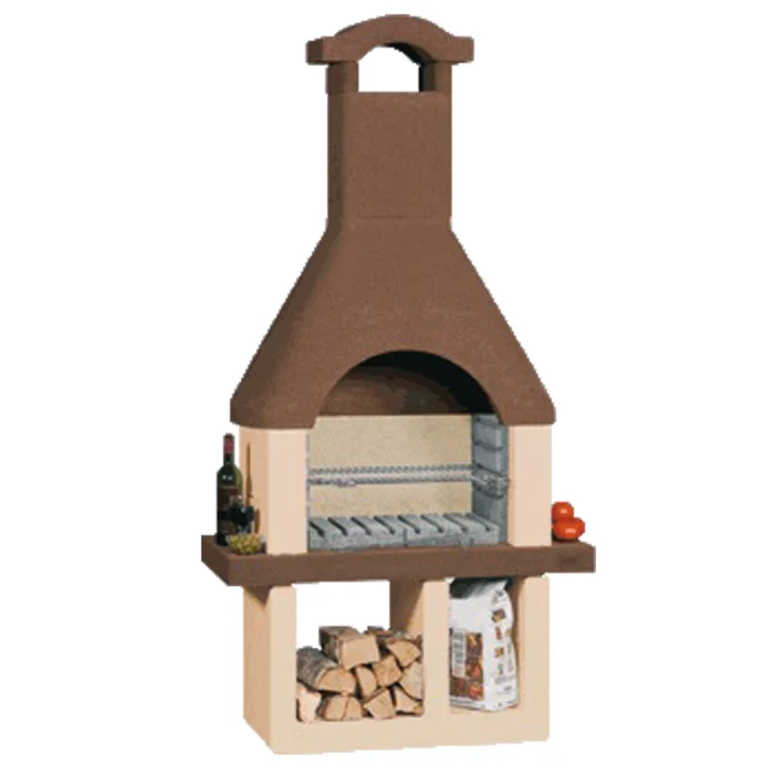 Barbecue beton houtskool bbq 'The Mexican Nr.3' (200x100x50cm/390kg))