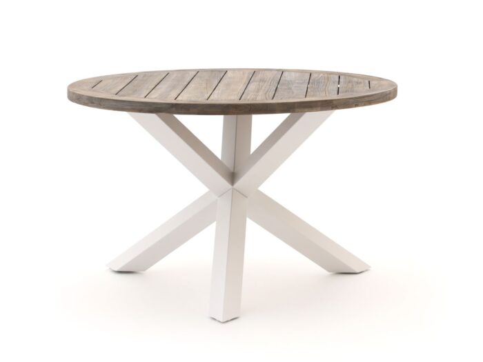 ROUGH Furniture ROUGH-Y dining tuintafel ø 120cm (h:75cm) Laagste prijsgarantie! – Bruin