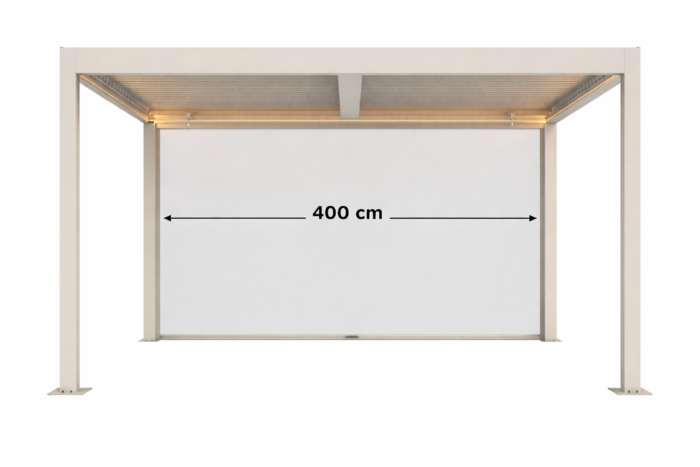 Alura Windscherm 400 cm sand – Zand/Beige