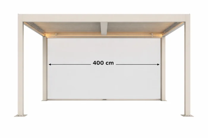 Alura Windscherm 400 cm sand - Zand/Beige