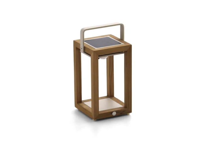 SUNS Tom lantaarn solar 16x17x28cm - Taupe