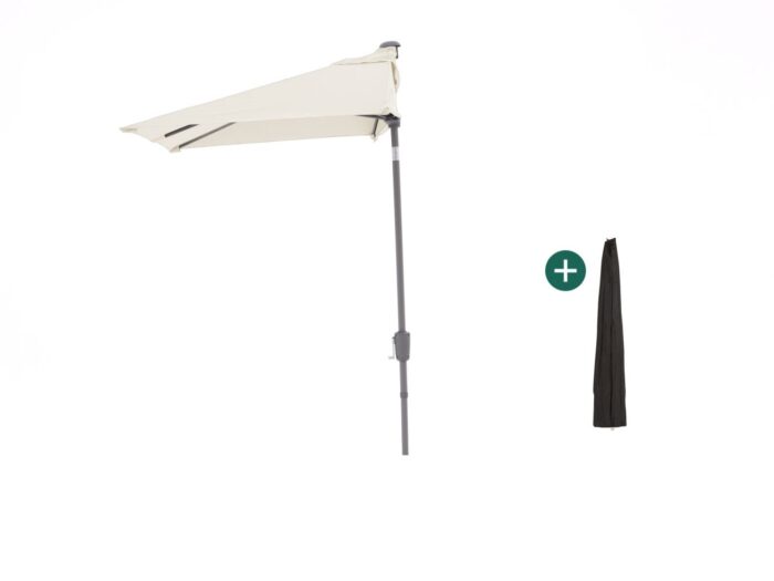 Shadowline balkonparasol 210x130cm Laagste prijsgarantie! – Wit