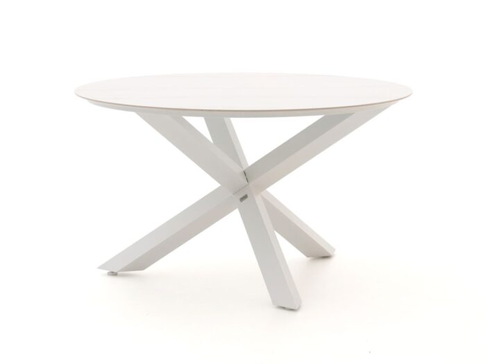 Bellagio tuinmeubelen Lodola dining tuintafel ø 130cm – Wit