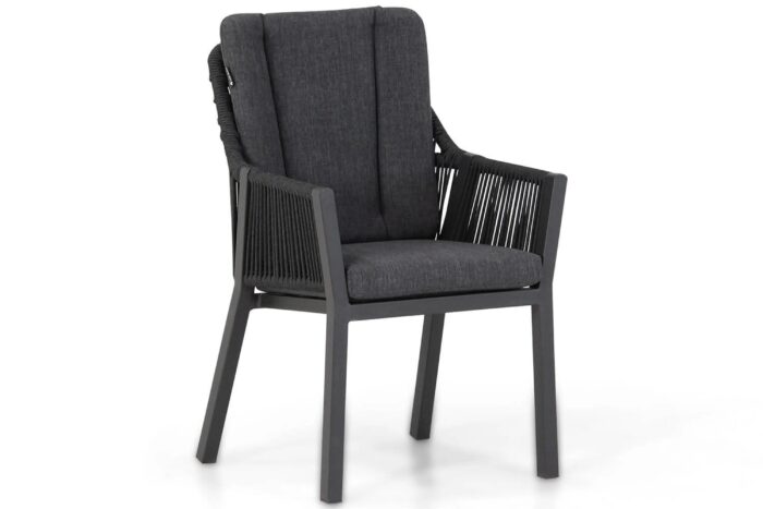 Lifestyle Garden Furniture Verona dining tuinstoel antraciet – Grijs-antraciet