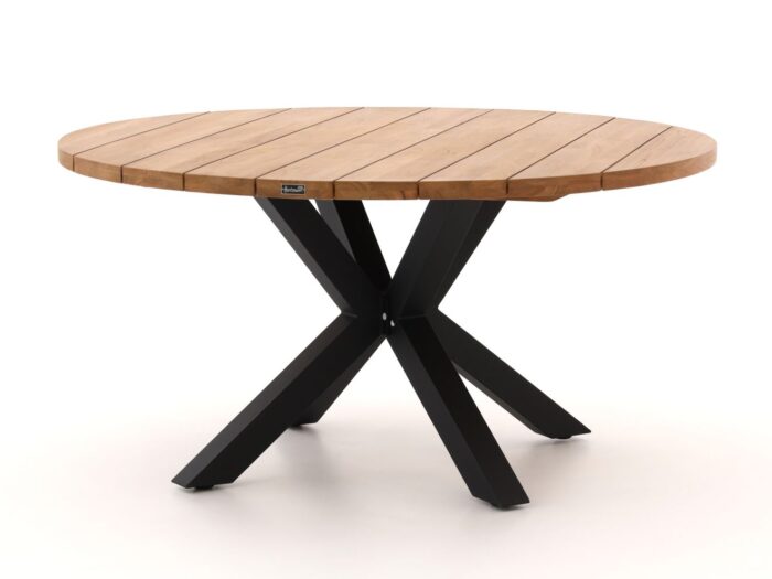 Hartman tuinmeubelen Hartman Stephanie dining tuintafel ø150cm Laagste prijsgarantie! – Zwart