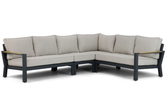 Lifestyle Garden Furniture Bilbao hoek loungeset 4-delig – Grijs-antraciet