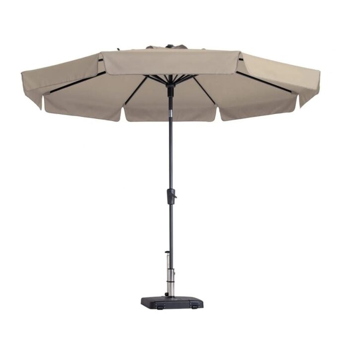 Madison Flores stokparasol Ø 300cm | ecru – Taupe – Naturel – Bruin