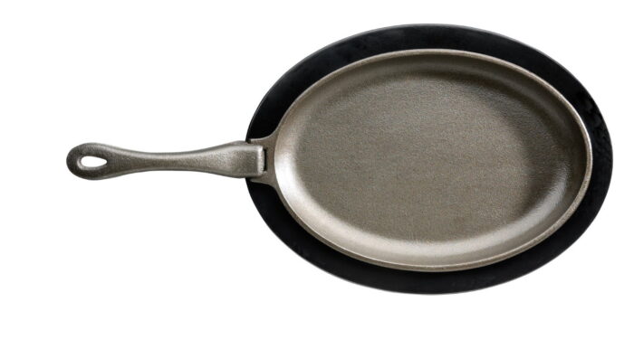 Napoleon grills Gietijzeren pan met afneembare handgreep barbecue
