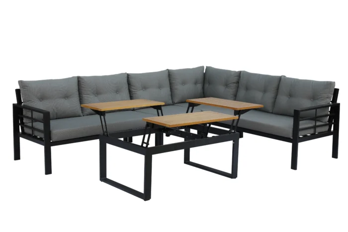 Aluminium loungeset Genua 6 personen