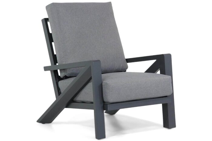 Santika Furniture Cinta lounge tuinstoel – Grijs-antraciet
