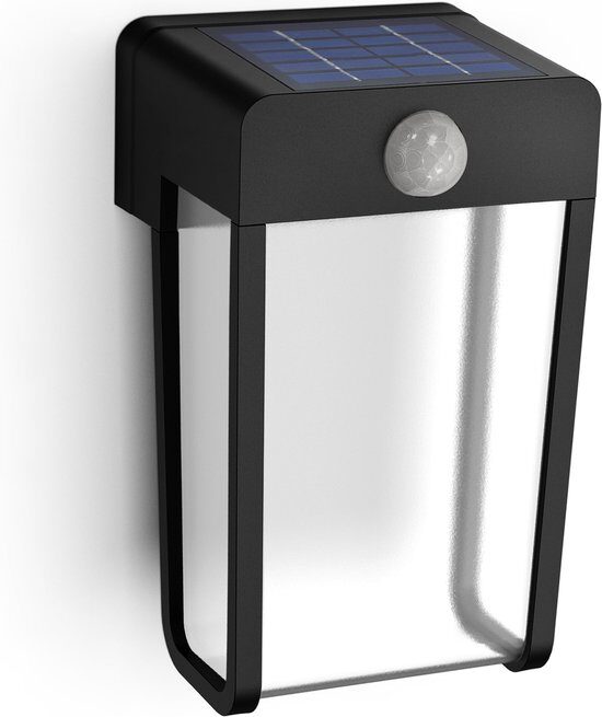 Philips Shroud clear basic solar wall verlichting – transparant