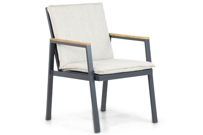 Hartman Lino dining tuinstoel – Grijs-antraciet