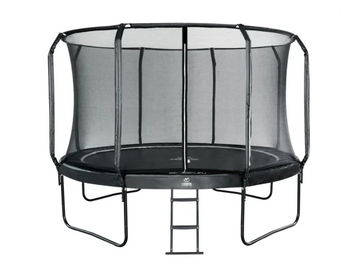 Trampoline met veiligheidsnet en trap carbon fiber 310cm