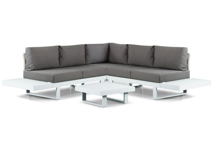Lifestyle Garden Furniture Lorenzo hoek loungeset 6-delig – Wit