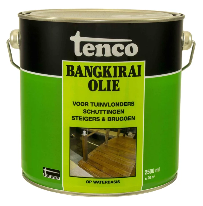 Tenco Bangkirai olie naturel 2,5l verf/beits