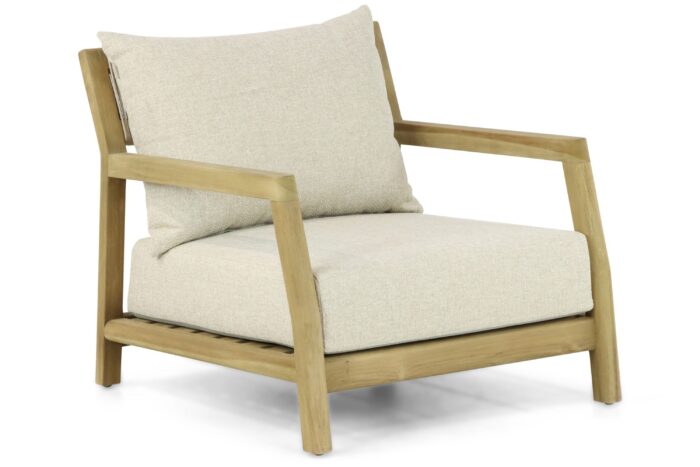 Santika Furniture Suka lounge tuinstoel – Old teak greywash