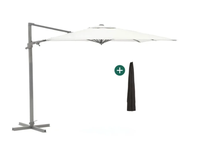 Shadowline Francisco zweefparasol 260x260cm - Grijs
