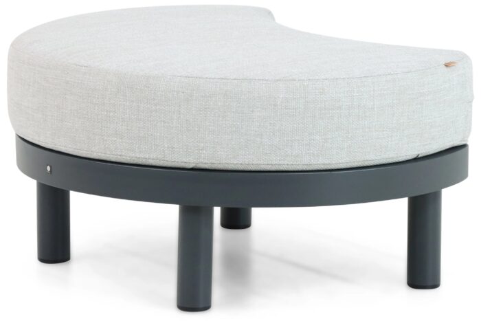 Santika Furniture Nanda lounge voetenbank – Grijs-antraciet