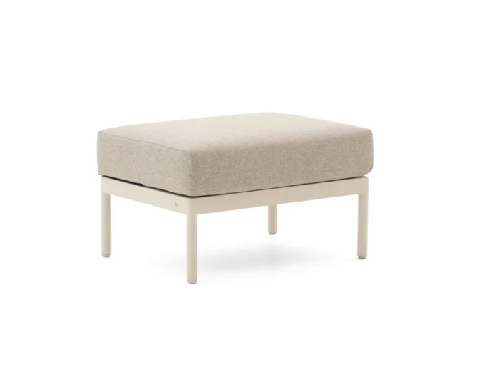 Apple Bee Condor lounge voetenbank 52x68x42cm - Wit