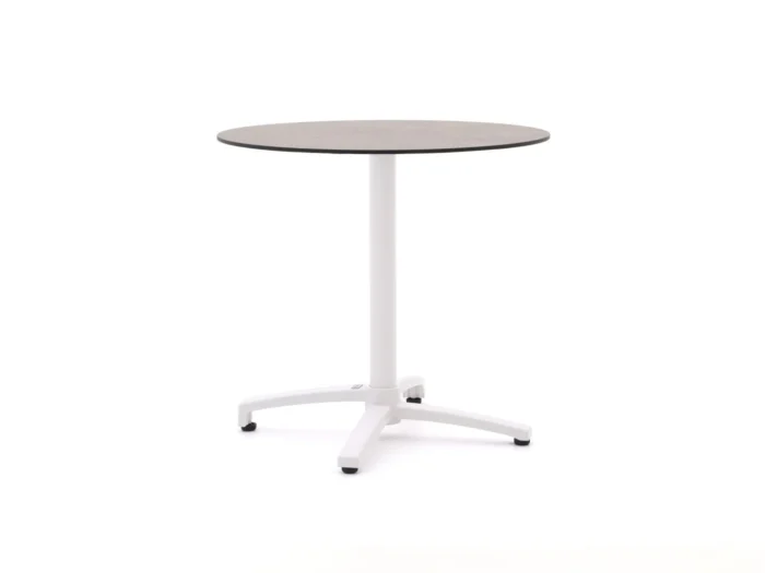Bellagio tuinmeubelen Canzo klaptafel ø80cm (h:73cm) - Wit