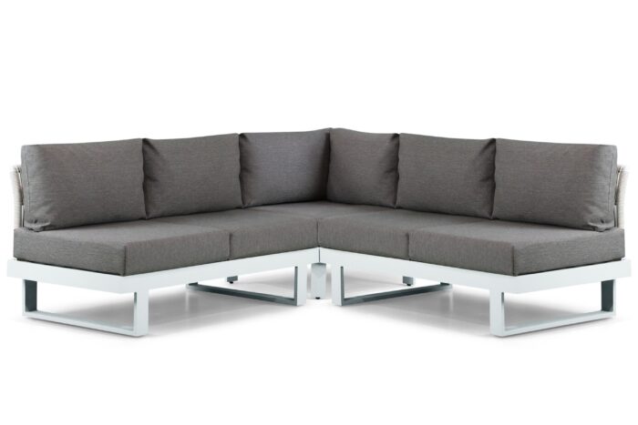 Lifestyle Garden Furniture Lorenzo hoek loungeset 3-delig – Wit