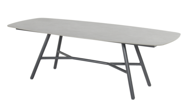 Hartman Benevento Tuintafel 240×100 cm Xerix – grijs;zwart