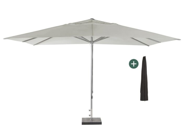 Shadowline Cuba parasol 400x300cm Laagste prijsgarantie! – Wit