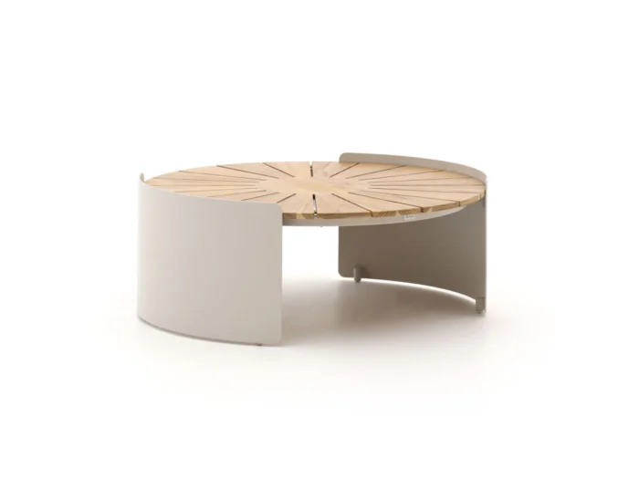 Bellagio tuinmeubelen Porcari lounge tuintafel ø90cm (h:35cm) - Taupe