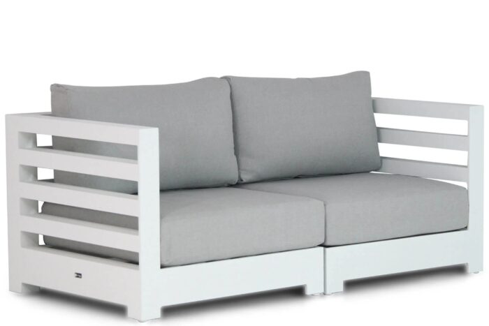 Santika Furniture Phantom lounge tuinbank 2-delig – Wit